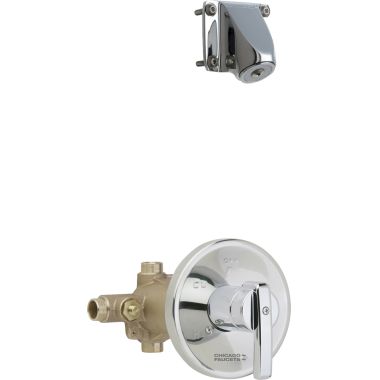Click here to see Chicago Faucet 1902-621CP Chicago Faucets 1902-621CP Pressure Balancing Tub and Shower Valve with Shower Head