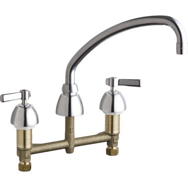 Click here to see Chicago Faucet 201-AABCP Chicago Faucets 201-AABCP Concealed Hot and Cold Sink Faucet