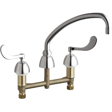 Click here to see Chicago Faucet 201-AE35-317ABCP Chicago Faucets 201-AE35-317ABCP Concealed Hot and Cold Sink Faucet