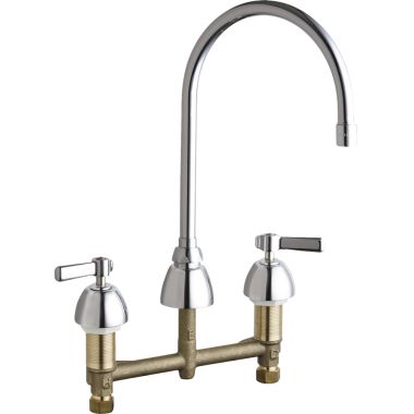 Click here to see Chicago Faucet 201-AGN8AE35ABCP Chicago Faucets 201-AGN8AE35ABCP Concealed Hot and Cold Sink Faucet