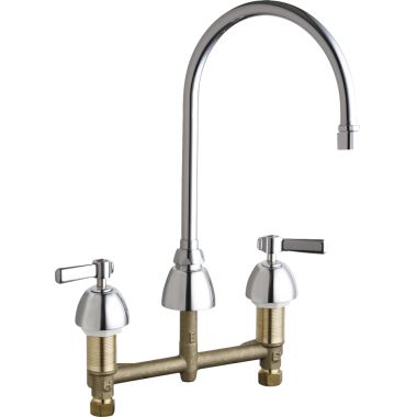 Click here to see Chicago Faucet 201-AGN8AE3VPAABCP Chicago Faucets 201-AGN8AE3VPAABCP Concealed Hot and Cold Sink Faucet