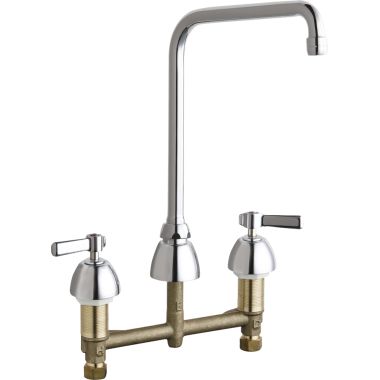 Click here to see Chicago Faucet 201-AHA8ABCP Chicago Faucets 201-AHA8ABCP Concealed Hot and Cold Sink Faucet