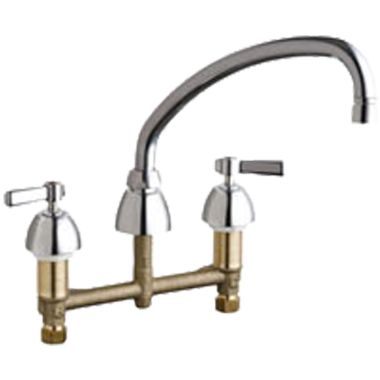 Click here to see Chicago Faucet 201-RSL9E35VPABCP Chicago Faucets 201-RSL9E35VPABCP Concealed Hot and Cold Sink Faucet