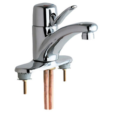 Click here to see Chicago Faucet 2200-4E39VPABCP Chicago Faucets 2200-4E39VPABCP Single Lever Hot and Cold Water Mixing Sink Faucet