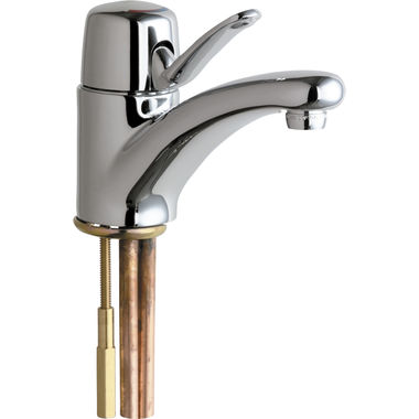 Click here to see Chicago Faucet 2200-ABCP Chicago Faucets 2200-ABCP Single Lever Hot and Cold Water Mixing Sink Faucet