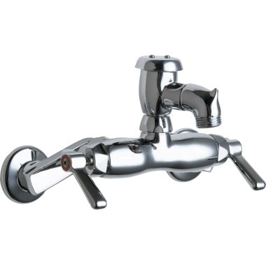 Click here to see Chicago Faucet 305-VBCP Chicago Faucets 305-VBCP Hot and Cold Sink Faucet