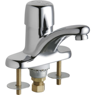 Click here to see Chicago Faucet 3400-ABCP Chicago Faucets 3400-ABCP Single Supply Metering Sink Faucet