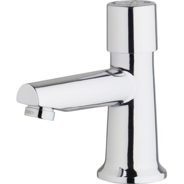 Click here to see Chicago Faucet 3500-E2805ABCP Chicago Faucets 3500-E2805ABCP Single Supply Metering Sink Faucet