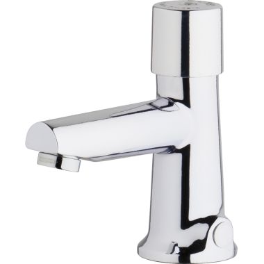 Click here to see Chicago Faucet 3501-E2805ABCP Chicago Faucets 3501-E2805ABCP Hot and Cold Water Metering Mixing Sink Faucet