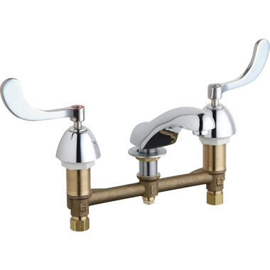 Click here to see Chicago Faucet 404-317ABCP Chicago Faucets 404-317ABCP Concealed Hot and Cold Sink Faucet