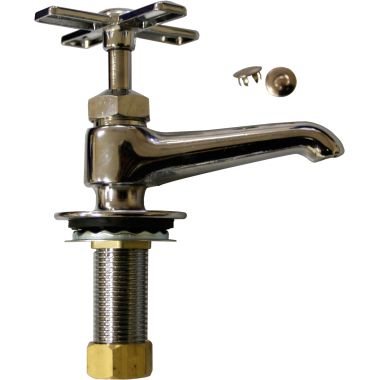Click here to see Jones Stephens F39001 Jones Stephens F39001 Basin Faucet w/ Aerator, Cross Handle, Chrome