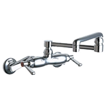 Click here to see Chicago Faucet 445-DJ13E35ABCP Chicago Faucets 445-DJ13E35ABCP Service Sink Faucet