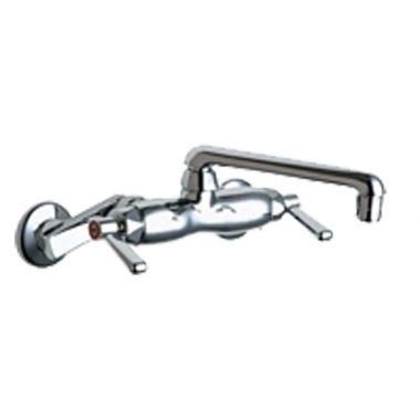 Click here to see Chicago Faucet 445-E35ABCP Chicago Faucets 445-E35ABCP Hot and Cold Sink Faucet