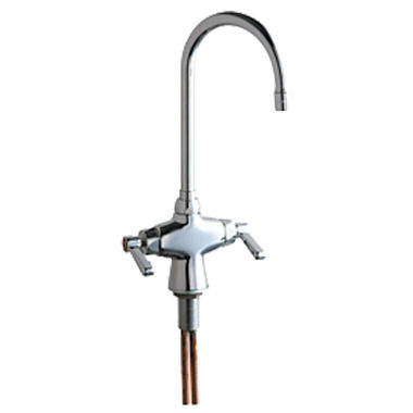Click here to see Chicago Faucet 50-E35ABCP Chicago Faucets 50-E35ABCP Hot and Cold Water Mixing Sink Faucet
