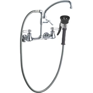 Click here to see Chicago Faucet 509-GCTFABCP Chicago Faucets 509-GCTFABCP Pre-Rinse Fitting with 613-A Adapta-Faucet