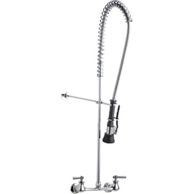 Click here to see Chicago Faucet 510-GCTFABCP Chicago Faucets 510-GCTFABCP Wall Mounted Pre-Rinse Fitting