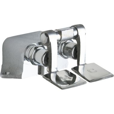 Click here to see Chicago Faucet 625-ABRCF Chicago Faucets 625-ABRCF Hot and Cold Water Pedal Box with Short Pedals