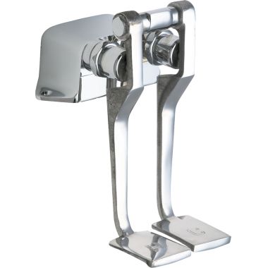 Click here to see Chicago Faucet 625-LPABCP Chicago Faucets 625-LPABCP Hot and Cold Water Pedal Box with Long Pedals