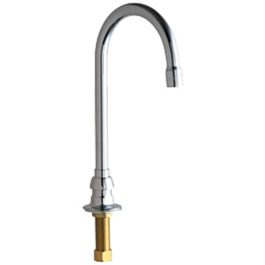 Click here to see Chicago Faucet 626-E36VPABCP Chicago Faucets 626-E36VPABCP Remote Vandal Proof Rigid/Swing Gooseneck Spout