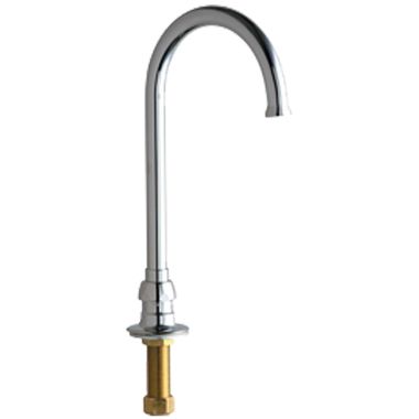 Click here to see Chicago Faucet 626-FCABCP Chicago Faucets 626-FCABCP Remote Rigid/Swing Gooseneck Spout with Flow Control