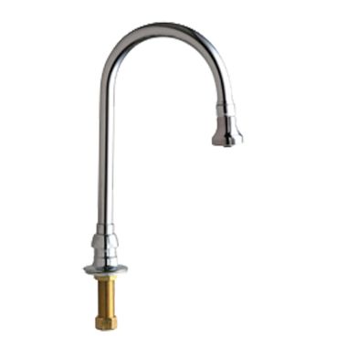 Click here to see Chicago Faucet 626-GN2BE4ABCP Chicago Faucets 626-GN2BE4ABCP Remote Rigid/Swing Gooseneck Spout