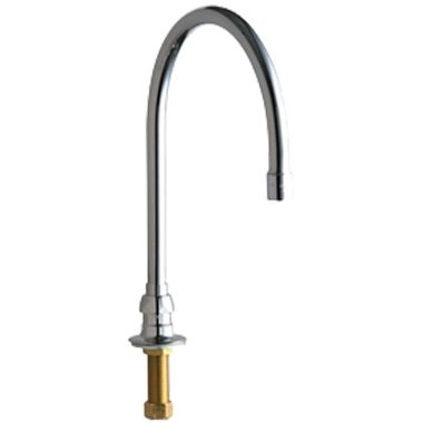 Click here to see Chicago Faucet 626-GN8AE35ABCP Chicago Faucets 626-GN8AE35ABCP Remote Rigid/Swing Gooseneck Spout