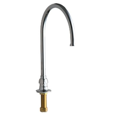 Click here to see Chicago Faucet 626-GN8FCABCP Chicago Faucets 626-GN8FCABCP Remote Rigid/Swing Gooseneck Spout with Flow Control