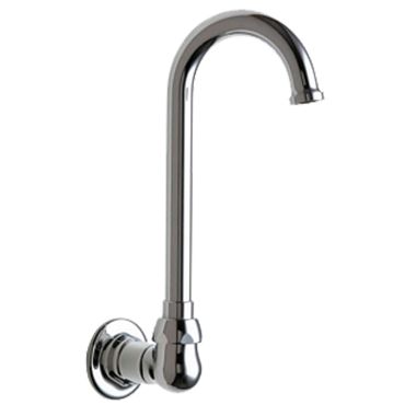 Click here to see Chicago Faucet 629-ABCP Chicago Faucets 629-ABCP Remote Rigid/Swing Gooseneck Spout with Flow Control