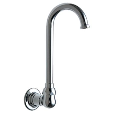 Click here to see Chicago Faucet 629-FCABCP Chicago Faucets 629-FCABCP Remote Rigid/Swing Gooseneck Spout with Flow Control
