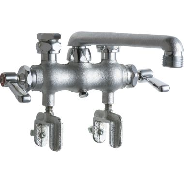 Click here to see Chicago Faucet 686-RCF Chicago Faucets 686-RCF Hot and Cold Water Laundry Tray Sink Faucet