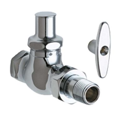 Click here to see Chicago Faucet 699-ABCP Chicago Faucets 699-ABCP Straight Stop Fitting with Loose Key