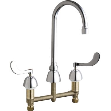 Click here to see Chicago Faucet 786-E3VPCABCP Chicago Faucets 786-E3VPCABCP Concealed Hot and Cold Sink Faucet
