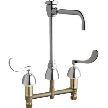 Click here to see Chicago Faucet 786-GN2BVBCP Chicago Faucets 786-GN2BVBCP Concealed Hot and Cold Sink Faucet