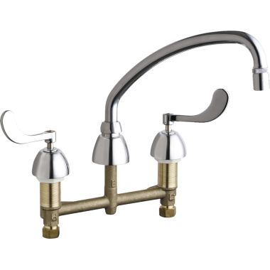 Click here to see Chicago Faucet 786-L9E29ABCP Chicago Faucets 786-L9E29ABCP Concealed Hot and Cold Sink Faucet