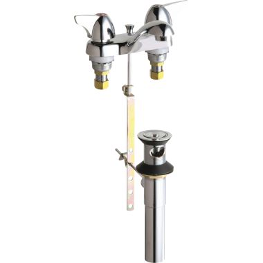 Click here to see Chicago Faucet 797-1000ABCP Chicago Faucets 797-1000ABCP Hot and Cold Sink Faucet with Pop-up Waste