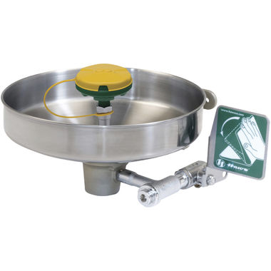 Click here to see Chicago Faucet 8001-NF Chicago Faucets 8001-NF Wall Mounted Eye/Face Wash with Push Paddle Handle