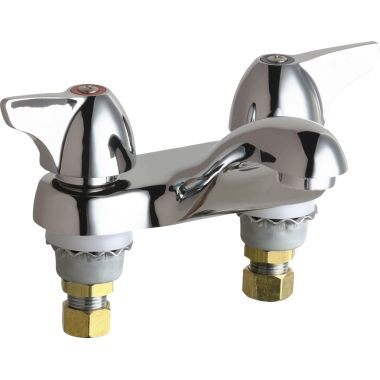 Click here to see Chicago Faucet 802-1000ABCP Chicago Faucets 802-1000ABCP Hot and Cold Sink Faucet