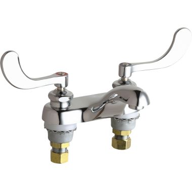 Click here to see Chicago Faucet 802-317ABCP Chicago Faucets 802-317ABCP Hot and Cold Sink Faucet