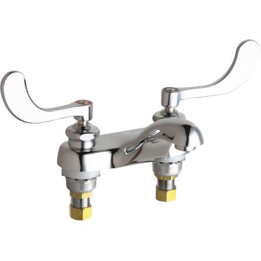 Click here to see Chicago Faucet 802-317XKABCP Chicago Faucets 802-317XKABCP Hot and Cold Sink Faucet