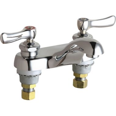 Click here to see Chicago Faucet 802-ABCP Chicago Faucets 802-ABCP Hot and Cold Sink Faucet