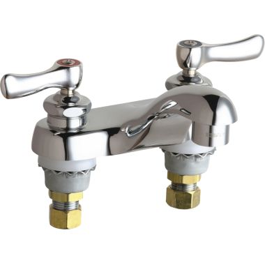 Click here to see Chicago Faucet 802-VXKABCP Chicago Faucets 802-VXKABCP Hot and Cold Sink Faucet