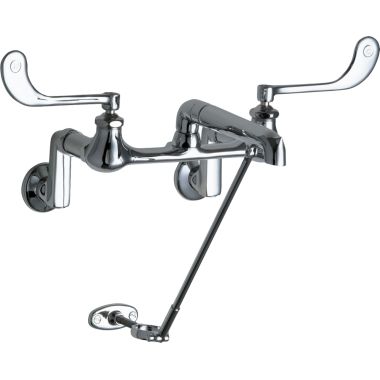 Click here to see Chicago Faucet 814-317CP Chicago Faucets 814-317CP Hot and Cold Sink Faucet