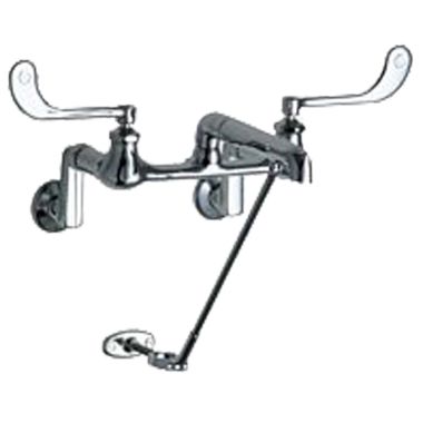 Click here to see Chicago Faucet 814-XKCP Chicago Faucets 814-XKCP Hot and Cold Sink Faucet