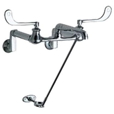 Click here to see Chicago Faucet 815-XKCP Chicago Faucets 815-XKCP Hot and Cold Sink Faucet