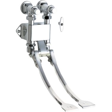 Click here to see Chicago Faucet 834-EPABCP CHICAGO 834-EPABCP PEDAL BOX COMBO,EXTENDED PEDAL