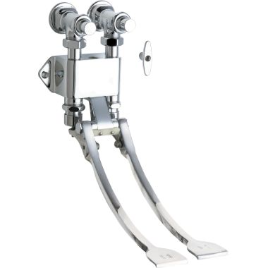 Click here to see Chicago Faucet 834-EPSLOABCP CHICAGO 834-EPSLOABCP PEDAL BOX COMBO EXTENDED PEDAL