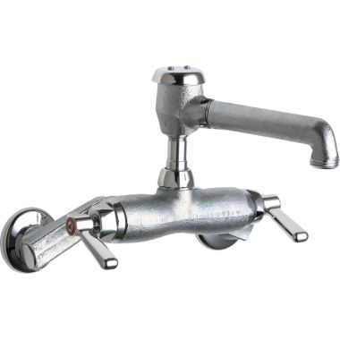 Click here to see Chicago Faucet 886-RRCF Chicago Faucets 886-RRCF Hot and Cold Sink Faucet