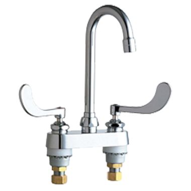 Click here to see Chicago Faucet 895-317E35ABCP Chicago Faucets 895-317E35ABCP Hot and Cold Sink Faucet