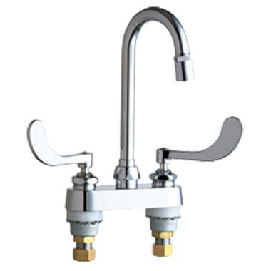 Click here to see Chicago Faucet 895-317E36ABCP Chicago Faucets 895-317E36ABCP Hot and Cold Sink Faucet