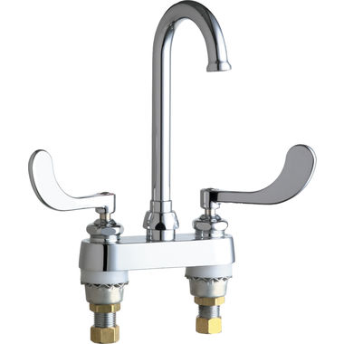 Click here to see Chicago Faucet 895-317FCXKABCP Chicago Faucets 895-317FCXKABCP Hot and Cold Sink Faucet